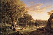 Thomas Cole A Pic-Nic Party oil painting